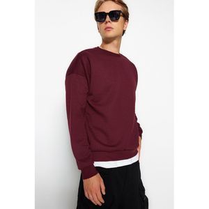 NWT Trendyol Men Oversize Crew neck Woven Sweatshirt